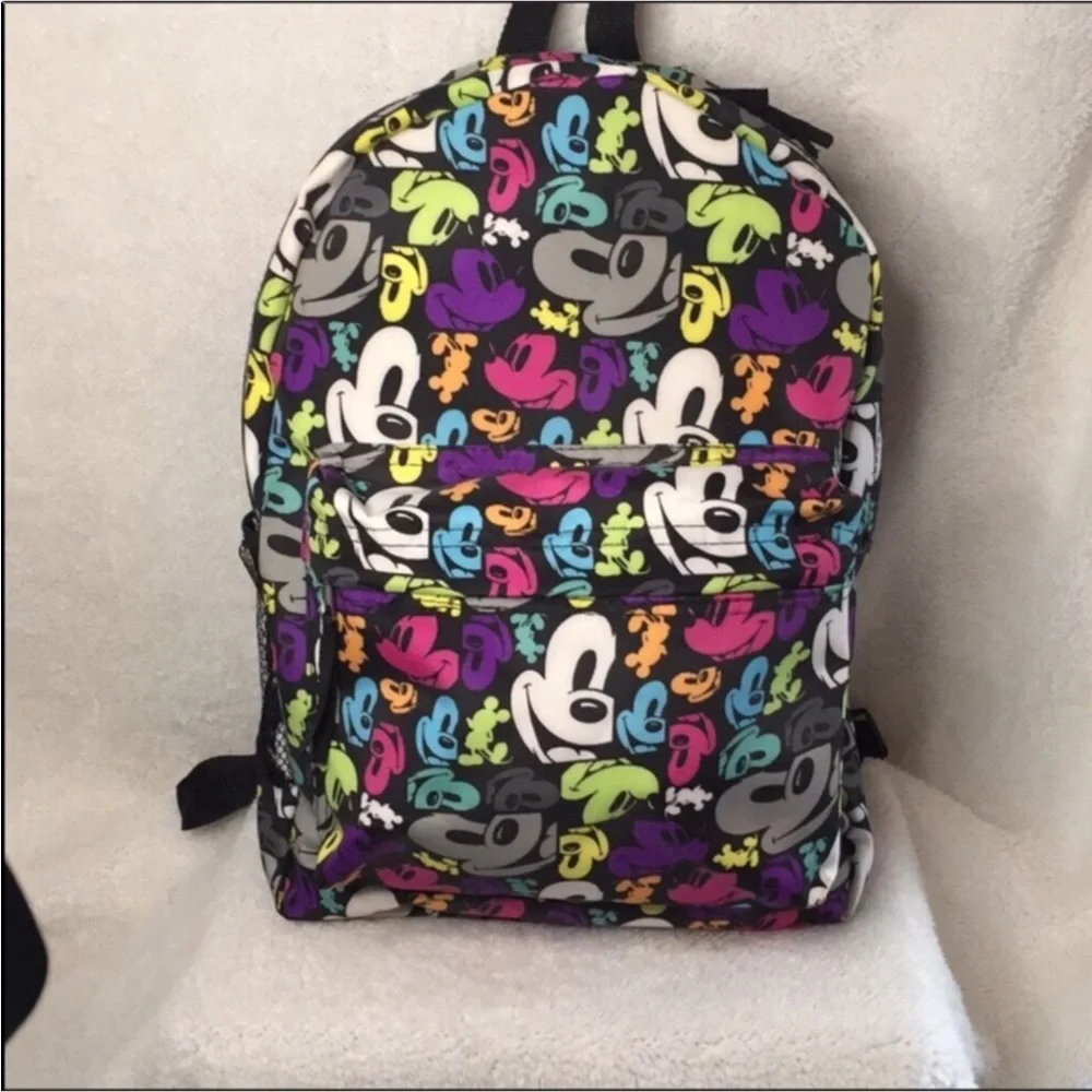 Walt Disney World Authentic Backpack All over Mickey Print